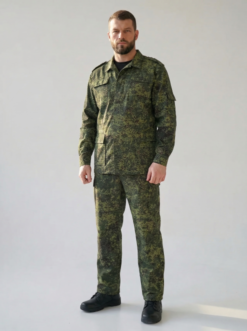 Костюм ВОЕННО-ПОЛЕВОЙ тк.Грета цв.Цифра зеленая