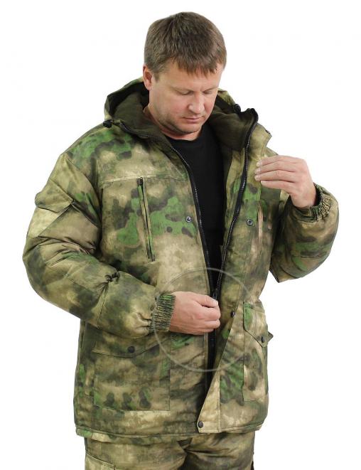 Костюм зимний ГОРКА NEW цв.Атак Зелёный тк.Таслан