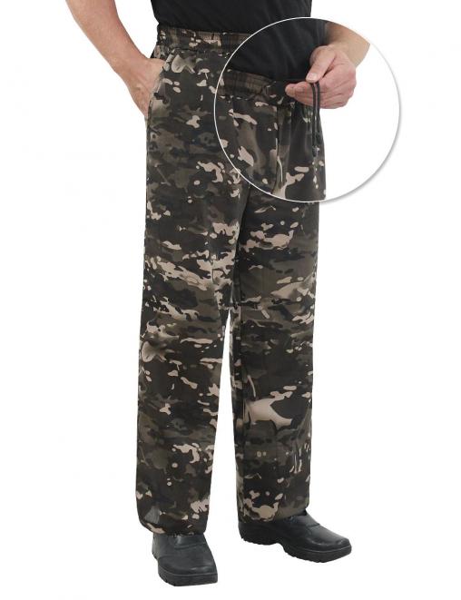 Брюки БОЙСКАУТ RS тк.Облегченная смесовая цв.Мультикам коричневый