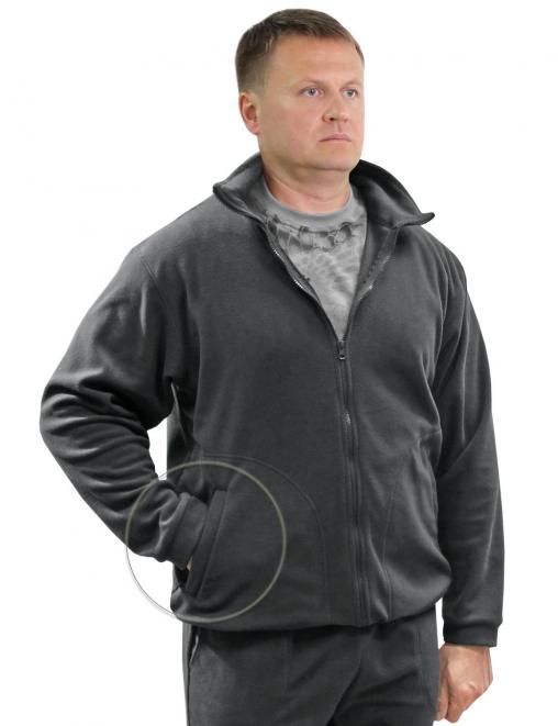 Толстовка Флисовая New цв.Серый