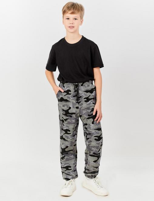 Трико детское спортивное ТОРНАДО RS тк.Футер 2-х нитка цв. Черный КМФ V-200