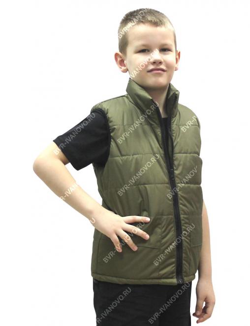 Жилет детский утеплённый RS цв.Олива