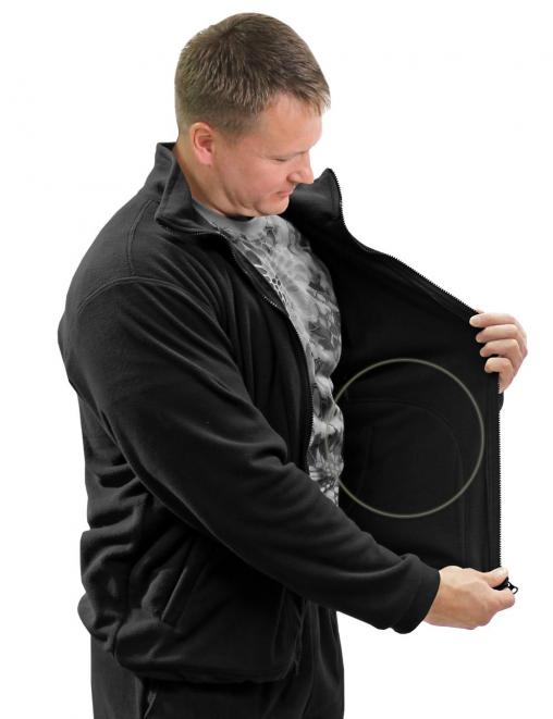 Толстовка Флисовая New цв.Чёрный