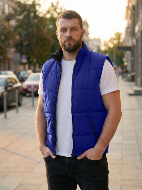 Жилет утеплённый БВР RS тк.Дюспа цв.Василёк