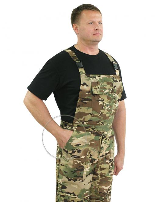 Полукомбинезон ИТР RS  тк.Рип-стоп цв.Мультикам