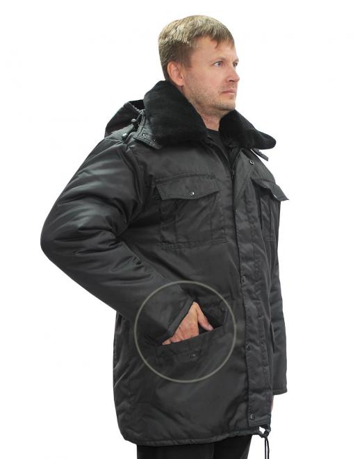 Куртка ЗИМА тк.Оксфорд цв.Чёрный