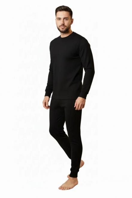 Белье нательное тк.Футер с начёсом цв.Чёрный