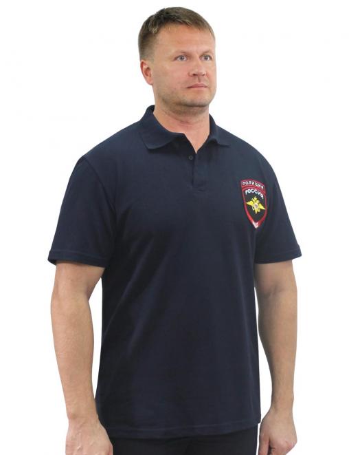 Рубашка ПОЛО ПОЛИЦИЯ цв.Тёмно-синий