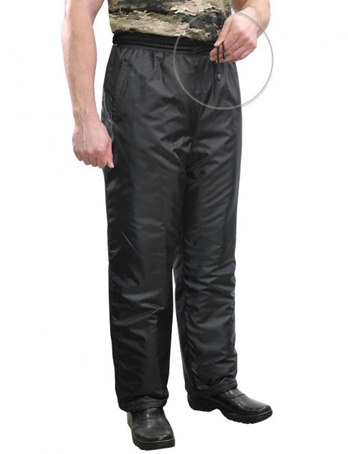 Брюки утеплённые ВИХРЬ тк.Оксфорд цв.Чёрный