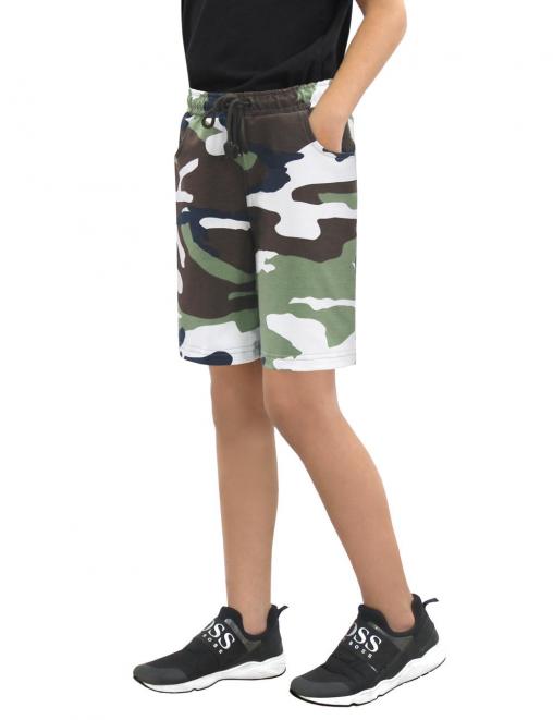 Шорты детские цв.Бело-зелёный 3746