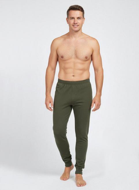 Кальсоны мужские тк.Футер с начёсом цв.Олива