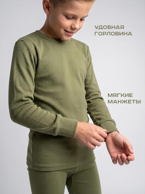 Белье нательное для кадета тк.Футер с начёсом цв.Олива