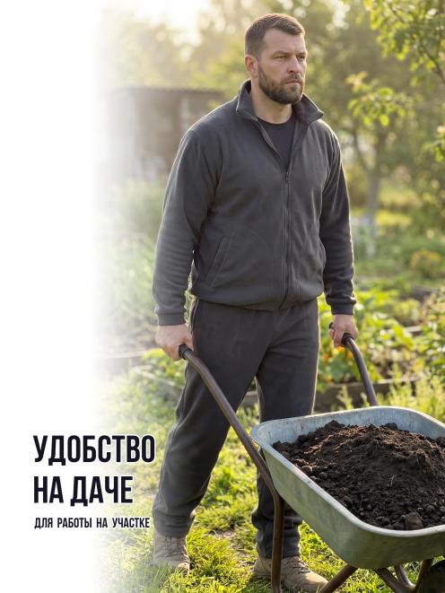 Костюм Флисовый цв.Серый
