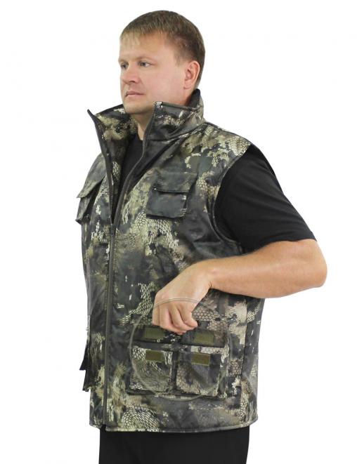 Жилет утеплённый БУРАН RS тк.Оксфорд цв.Кобра