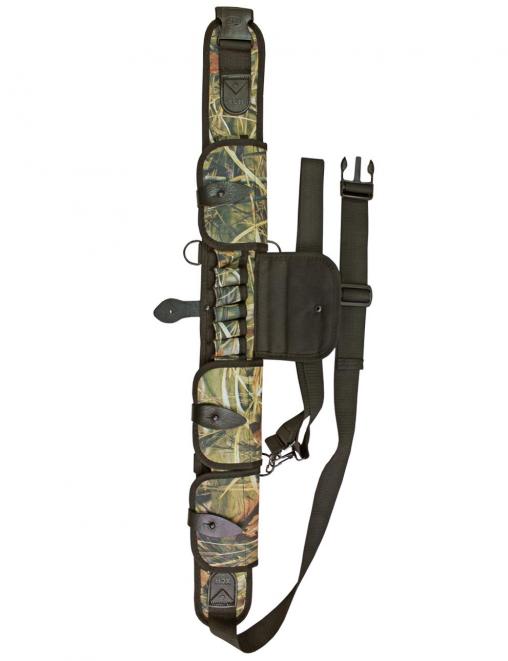 Патронташ КАЛИБР 12/16 24 патрона (закрытый  тканевый) мод-257-3 (камыш)