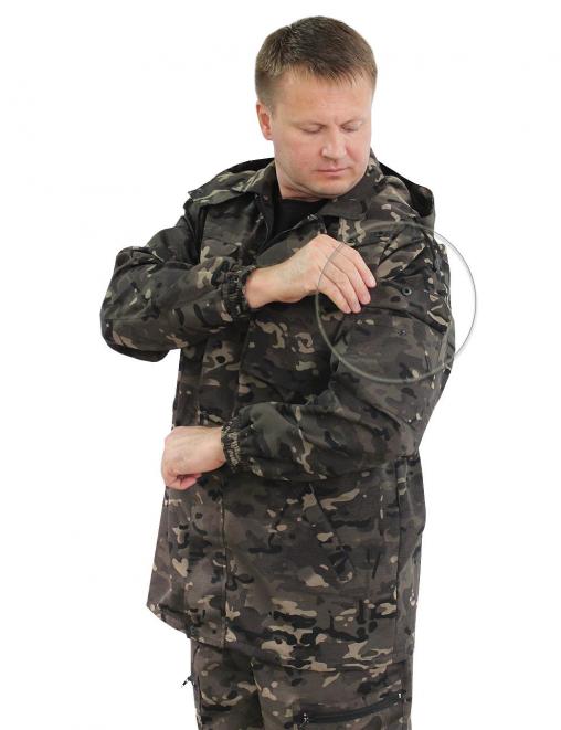 Костюм ЛЕСНИК RS тк.Грета цв.Мультикам Коричневый