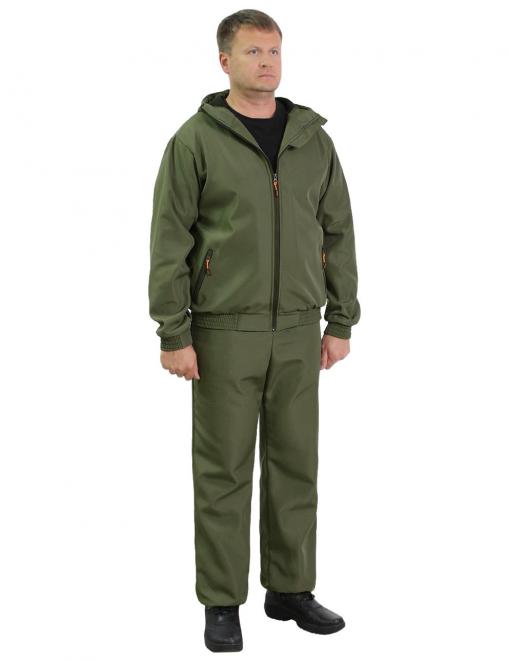 Костюм ДЕМИСЕЗОННЫЙ ГОРИЗОНТ тк.Полифлис цв.Хаки