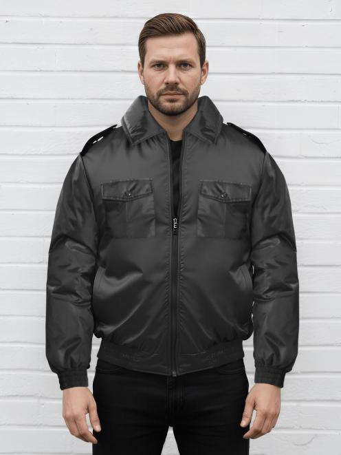 Ветровка ОХРАНА тк.Оксфорд цв.Чёрный 