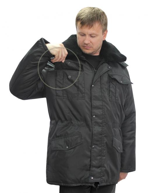 Куртка ЗИМА тк.Оксфорд цв.Чёрный