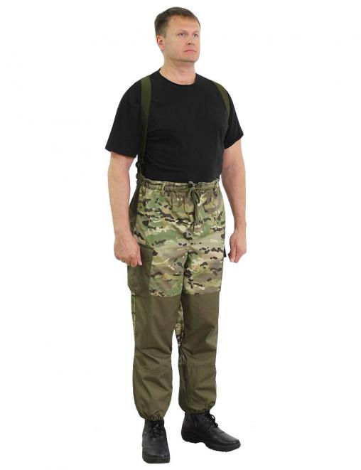 Костюм ГОРКА NEW тк.Рип-стоп цв.Мультикам с накладками