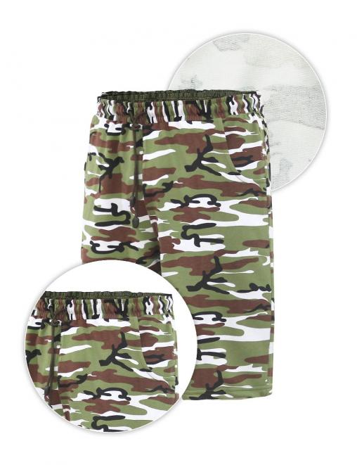 Шорты мужские ДАЧНЫЕ RS цв.Зелёный КМФ 4126