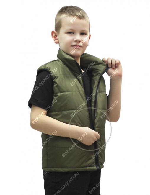 Жилет детский утеплённый RS цв.Олива