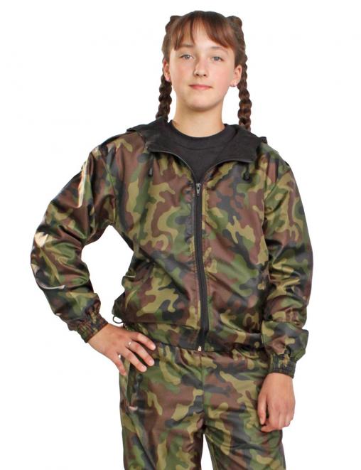 Костюм детский АЛЬФА-DEMI тк.Оксфорд цв.Зеленый КМФ