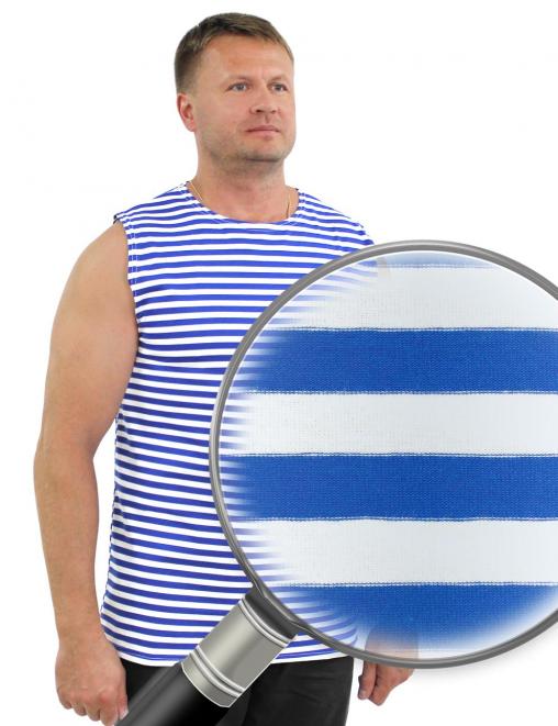 Майка-тельняшка ПРЕМИУМ ш/пл RS Голубая полоса