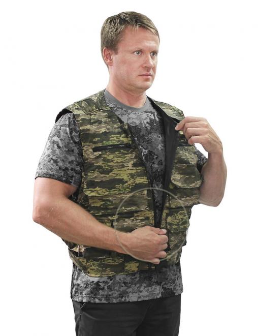 Жилет ОХОТА тк.Рип-стоп цв.Тигр