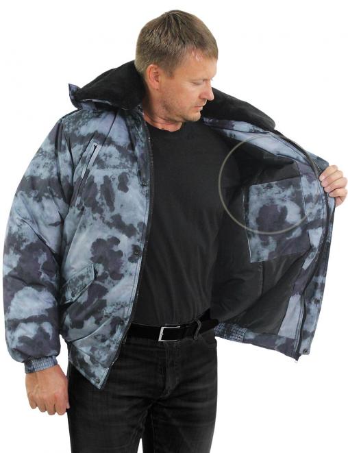 Куртка ОХРАННИК тк.Дюспа цв.АТАК синий