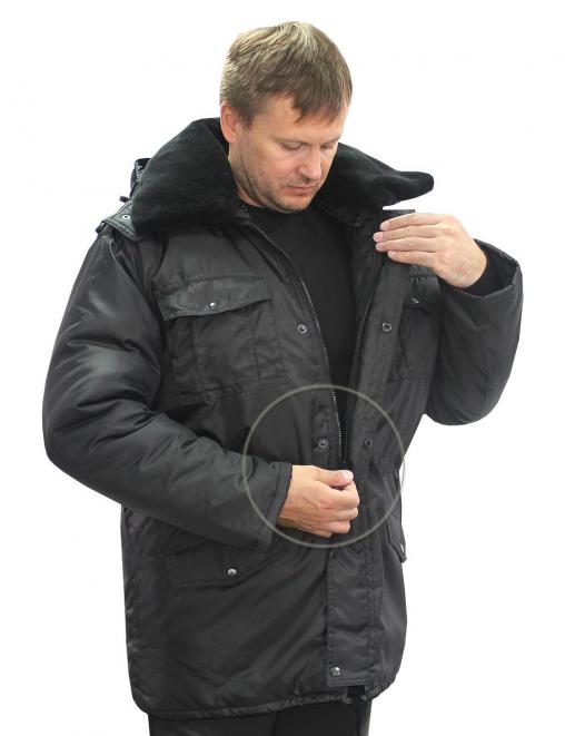 Куртка ЗИМА тк.Оксфорд цв.Чёрный