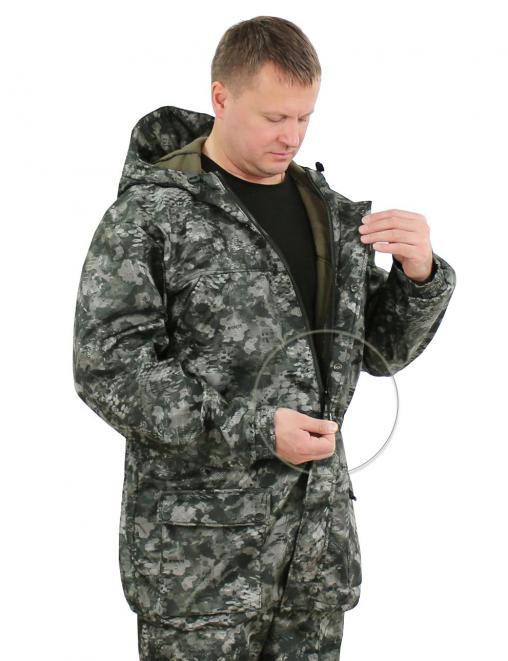 Костюм ТАЙГА-DEMI RS тк.Polarfleece цв.Питон Ультра