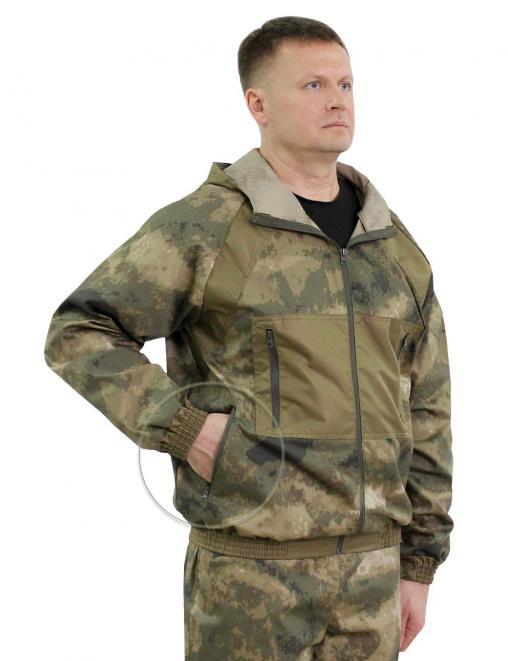 Костюм ПАРТИЗАН тк.Смесовая цв.Мох зеленый