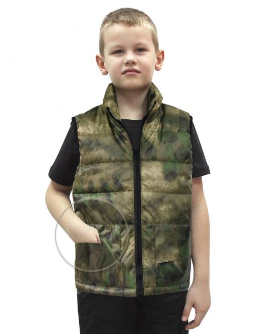 Жилет детский утеплённый RS тк.Оксфорд цв.Атак