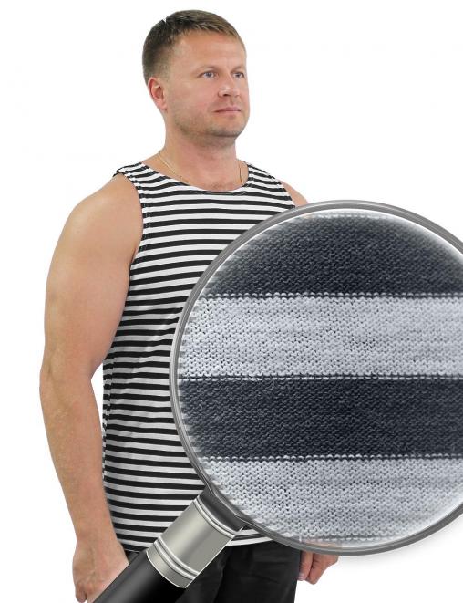 Майка-тельняшка ГОСТ уз/пл Чёрная полоса