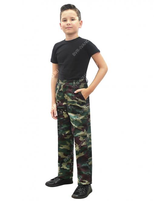 Брюки детские КАМУФЛЯЖ RS цв.Зеленый КМФ