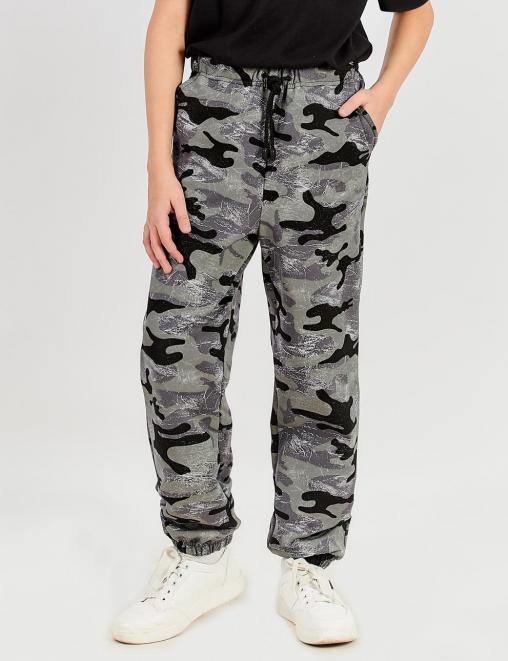 Трико детское спортивное ТОРНАДО RS тк.Футер 2-х нитка цв. Черный КМФ V-200