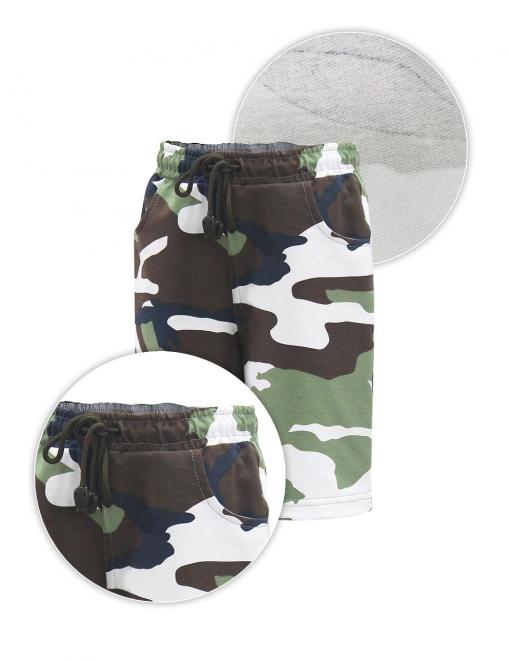 Шорты детские цв.Бело-зелёный 3746