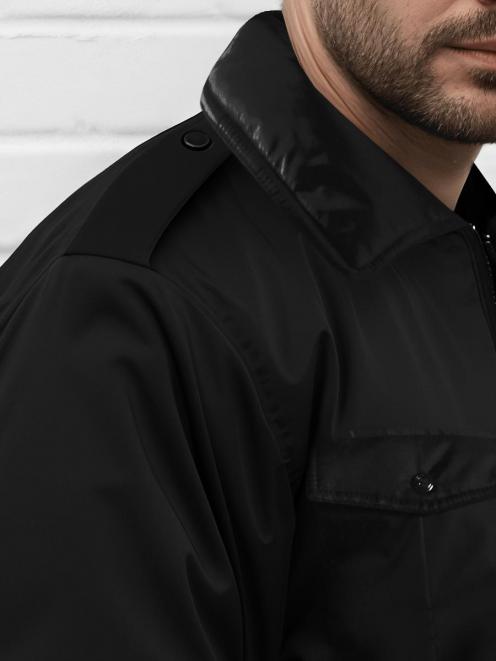 Ветровка ОХРАНА тк.Дюспа цв.Чёрный 