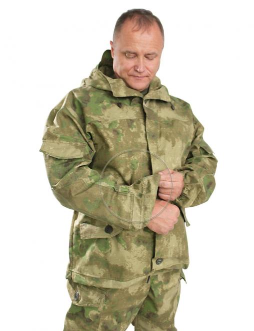 Костюм ГОРКА NEW тк.Рип-стоп цв.Мох/Атак зелёный