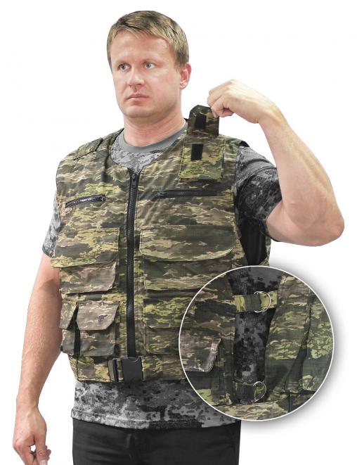 Жилет ОХОТА тк.Рип-стоп цв.Тигр