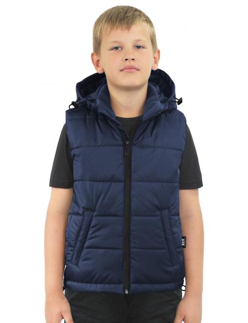 Жилет детский утеплённый СТАЛКЕР цв.Синий