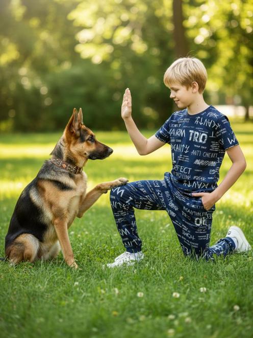 Комплект детский SUMMER TIME с брюками RS цв.PERFECT TRIO синий