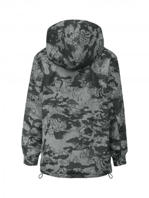 Ветровка подростковая АЛЬФА-DEMI тк.Дюспа цв.Гуффи