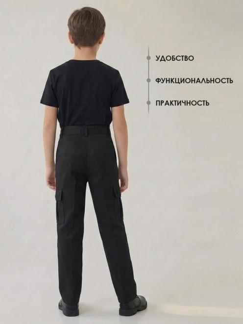 Брюки ПАТРИОТ RS тк.Смесовая цв.Чёрный