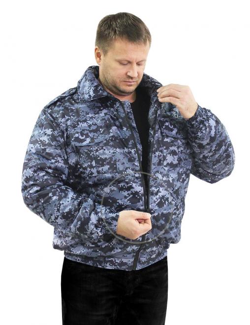 Ветровка ОХРАНА тк.Оксфорд цв.Цифра Синяя