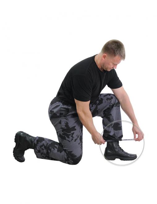 Брюки БОЙСКАУТ тк.Облегченная смесовая цв.Black ambit