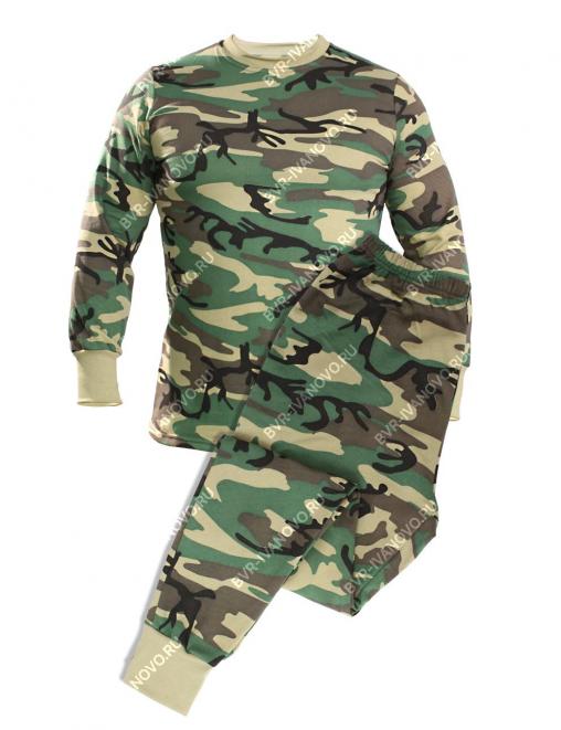 Белье нательное тк.Футер с начёсом RS цв.Зеленый КМФ