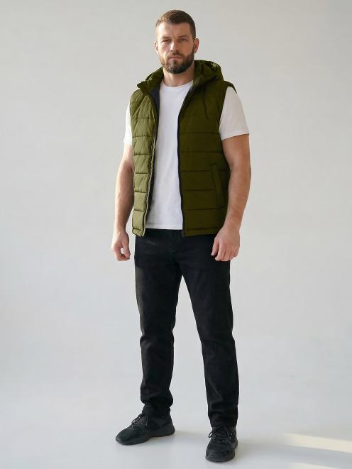 Жилет утепленный СТАЛКЕР тк.Дюспа цв.Олива