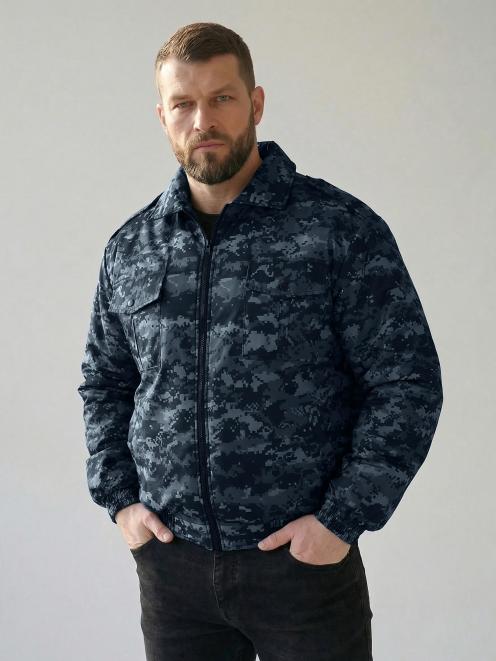 Ветровка ОХРАНА RS тк.Оксфорд цв.Цифра Темно-синяя